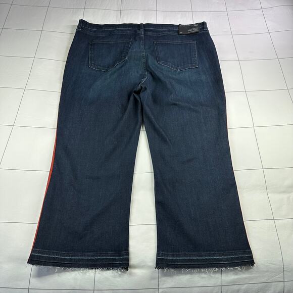 Veronica Beard Jeans Womens 22 Blue Carolyn Baby Boot High Rise Midnight New - Picture 3 of 14